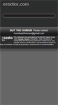 Mobile Screenshot of erector.com